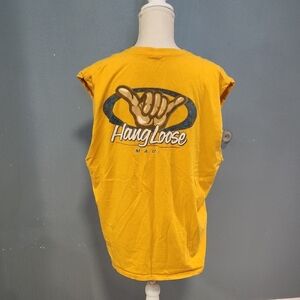 Vintage Hang Loose Maui Sleeveless DIY Shirt Grunge 90's Y2K Style